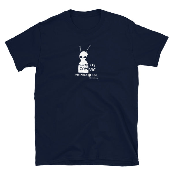 Aliens Are Coming - Softstyle Short-Sleeve Unisex T-Shirt